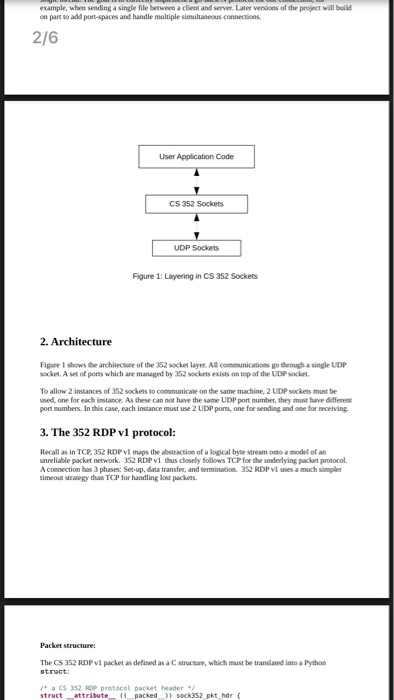 Spring 2017 Programming Project Part 1 1. Overview: For part 1 of