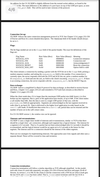 TCP This protocol is called the 352 Reliable Data Protocol (RDP) version