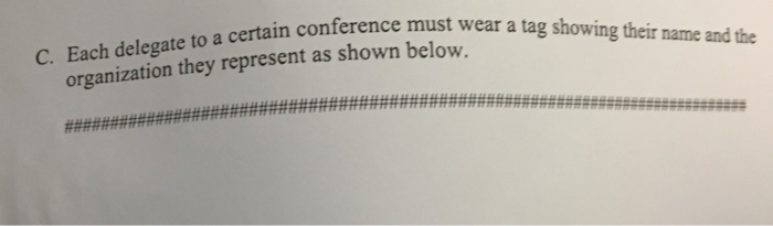  Implement in Java Show all the steps a conference wear a