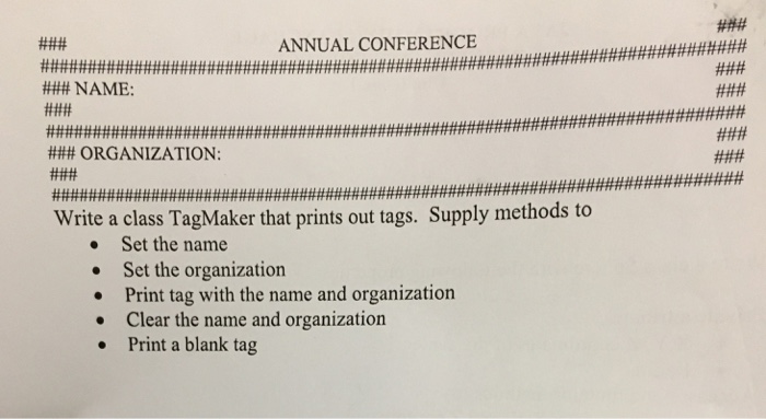 tag showingtheir name and the c. represent as below. organization they aamassamuaaaaatammmmmmmmm