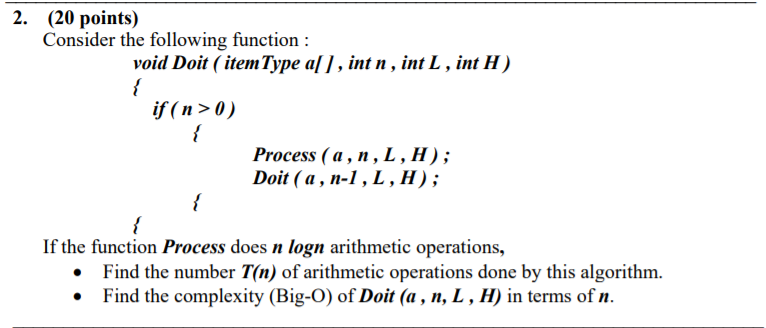 problems, use the General Solution of 1st Order Linear Recurrence T(n)= a,