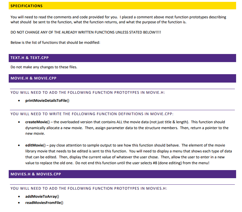 parts in the following program Labled FIXME which I need help on.