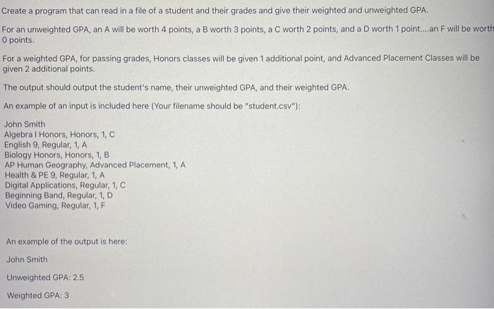 c++ its for repl.it only Create a program that can read in