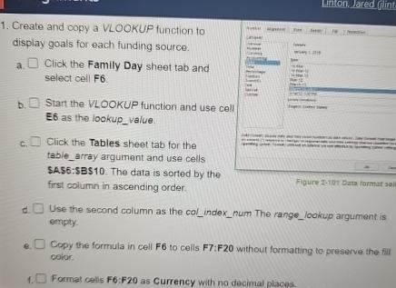  Create and copy a VLOOKUP function to display goals for each