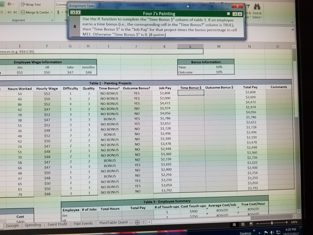  ,.. |"Wrap Text Currend Assignment Tasks |Merge & Center , |