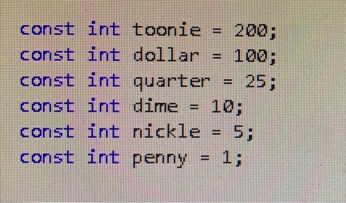 currency into the highest available denominations in terms of coins. For example,