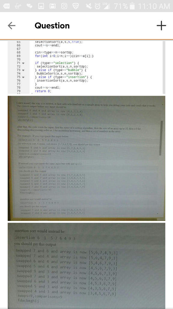 write the code that implemets the functions below // The swapchar doesn't