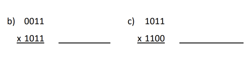  Need help with steps. Use Booth's algorithm assuming signed two's complement