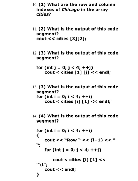 is the error in each of the following code segments: double a[]