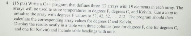  Write a C++ program that defines three ID arrays with 19