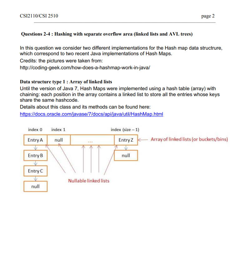 hash function to store integers: h(X)=X mod 7. Assume at each position