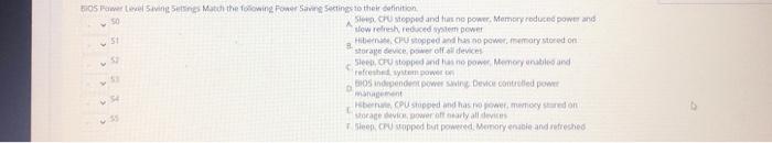 Below is a lot of events, Place them in the correct order,