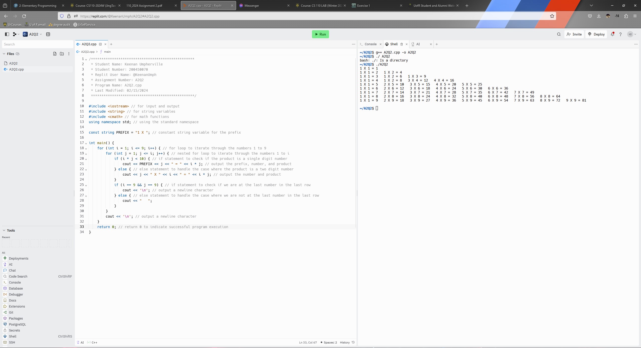  (This code needs to be in C++) I need my code