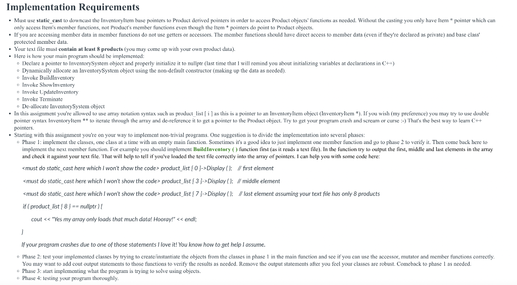 ask for item id and quantity. If found display cost and update