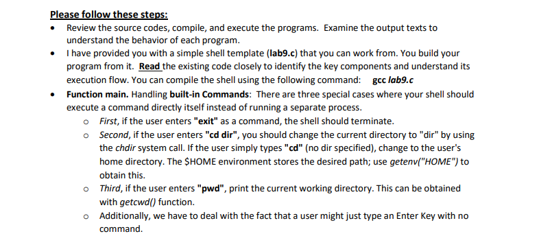  Pl ease follow these steps Review the source codes, compile, and