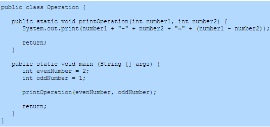 Extend the program given below by adding another method called printSum that