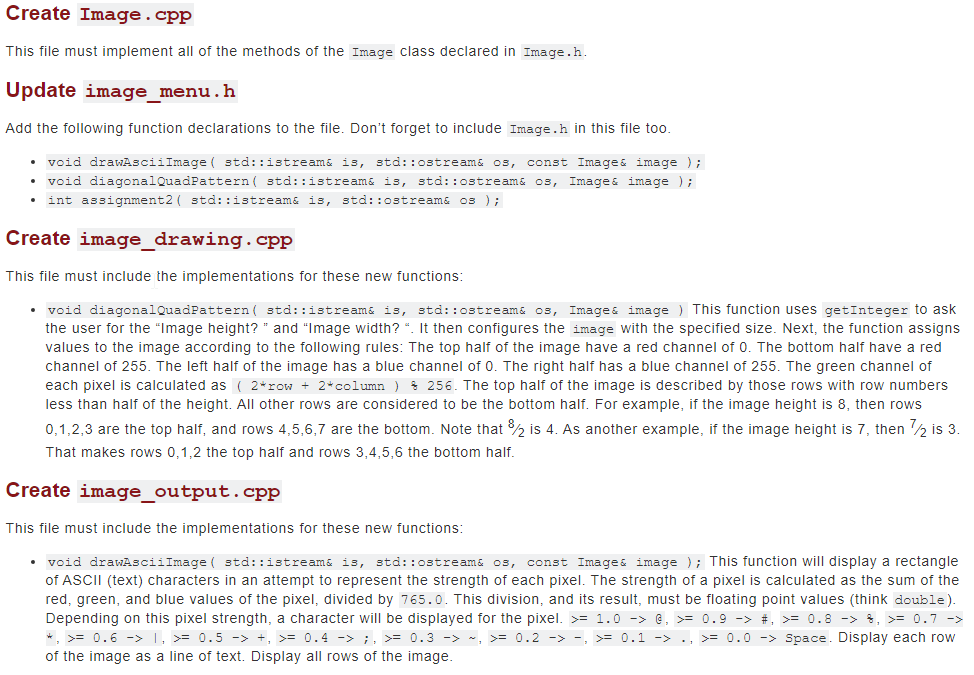 the code i have for image_menu.h Create Image.h talis file must include
