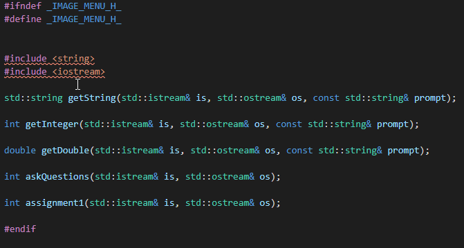 There are height rows of pixels in the image, and each row