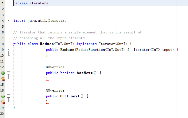  ackage iterators 3 41import java. util. Iterator: // Iterator that returns