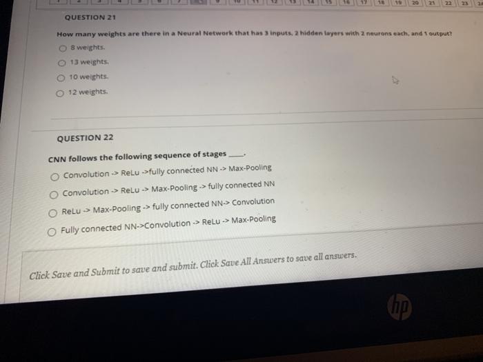 sigmoid function, weights w1 = 0.2 and W2 = -0.5, and a