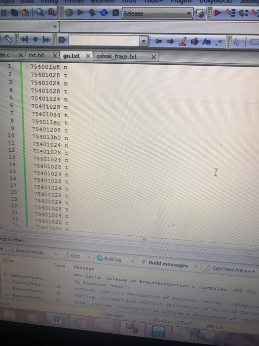 I am writing a code that takes the hexadecimal values converts them