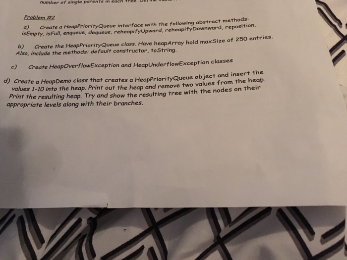  Java Create a HeapPriorityQucue interface with the following abstract method isEmpty,