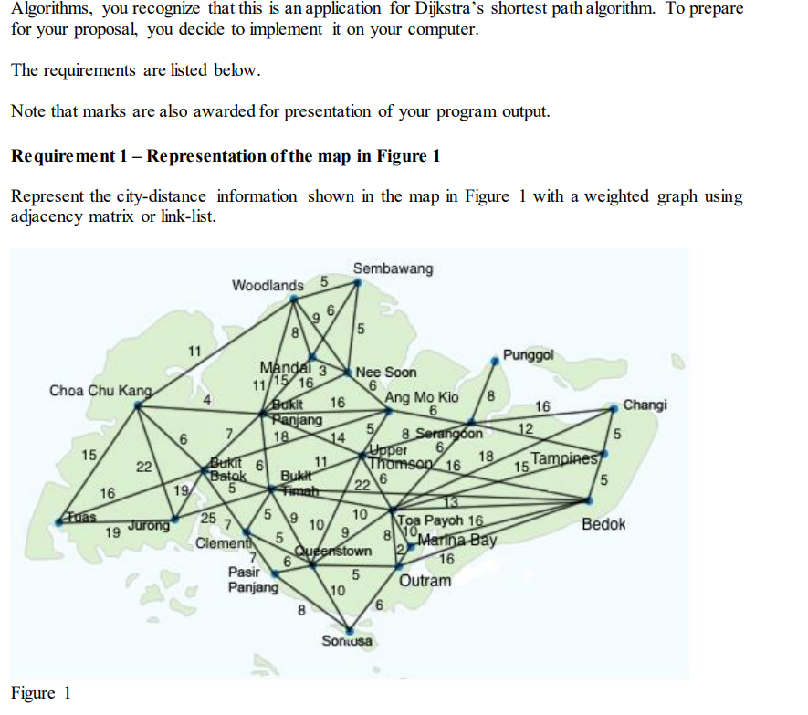  java or python Algorithms, you recognize that this is an application