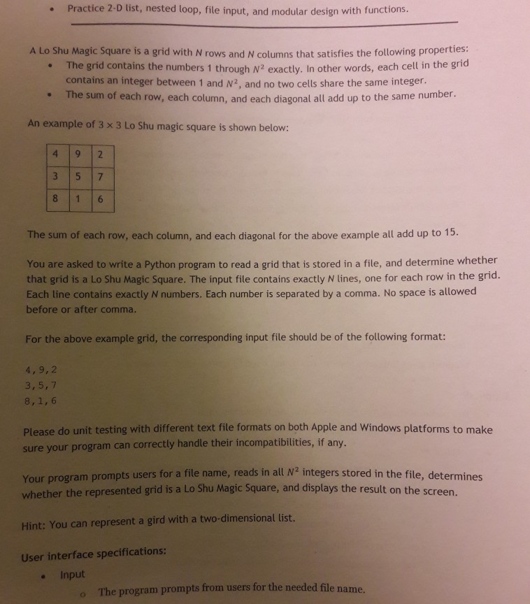  python program with nested loop and without using enumerate function .Practice