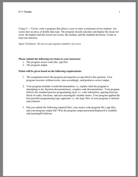  As simple as possible so I can understand C++ Vector Using