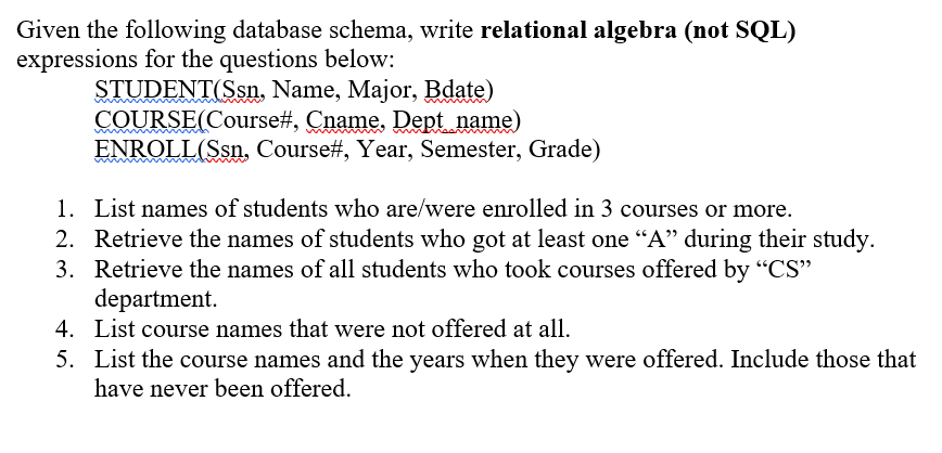 model for a car agency where only new cars are sold. The