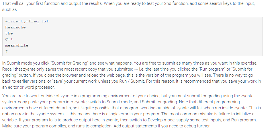 i have provided the inputs for the code and the expected outputs