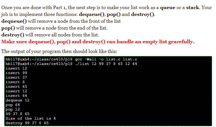  #include #include #include struct node { int n; struct node *next;
