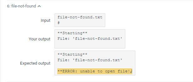pairs in the given file. Also returns the first (key, value) //