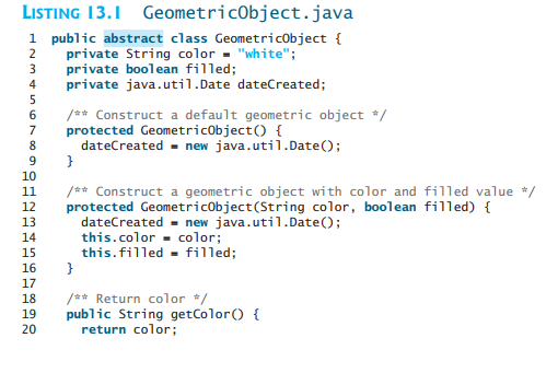 the Comparable interface, and define a static max method in the Geometricobject