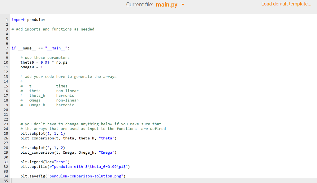 can edit(main.py) and another i cant and that im supposed to call