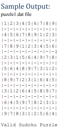 CDA3100 - SUMMER 2018 ASSIGNMENT 6 SUDOKU Objectives: Learn how to write