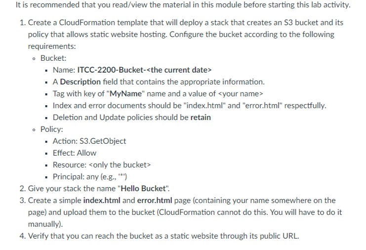  in vscode, write a .yaml for aws cloudformation 