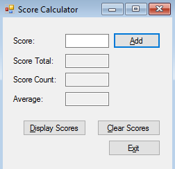 I am working on a program that allows the user to enter