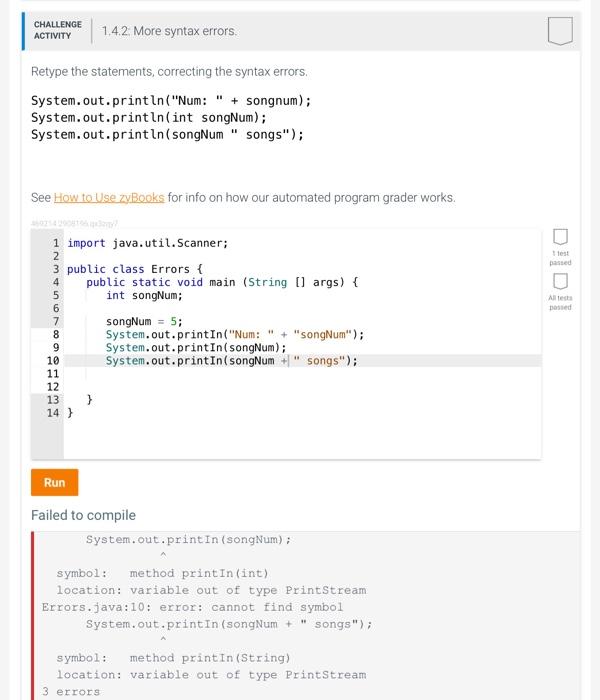  not sure what im doing wrong See How to Use zvBooks