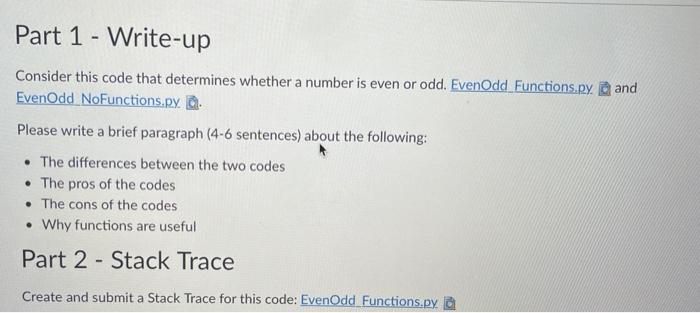  yes stack trace aswell Part 1 - Write-up and Consider this