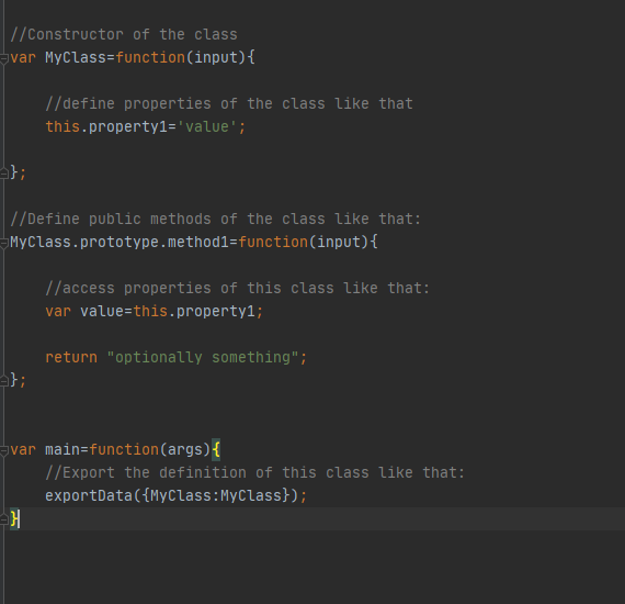 files for class definitions similar to the example), can you define a