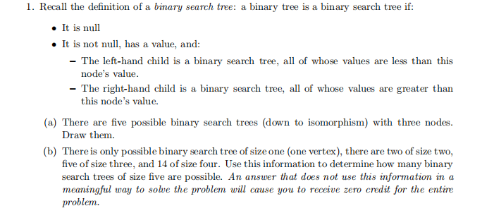 Topic: Data Structure Implementation & Analysis (C++) 1. Recall the definition of