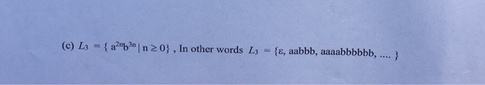  Write a corresponding CFG for the given CFL, then write a