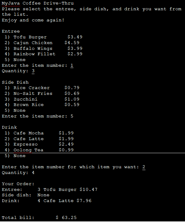 an object-oriented program by designing and implementing the appropriate classes to produce