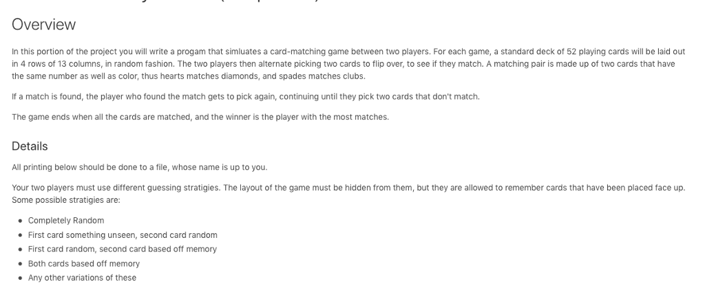 Must use 2 different languages- part 1 in Java, part 2 in
