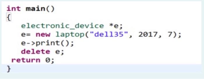 an electronic device with two attributes: serial_number and year_built. The classes phone