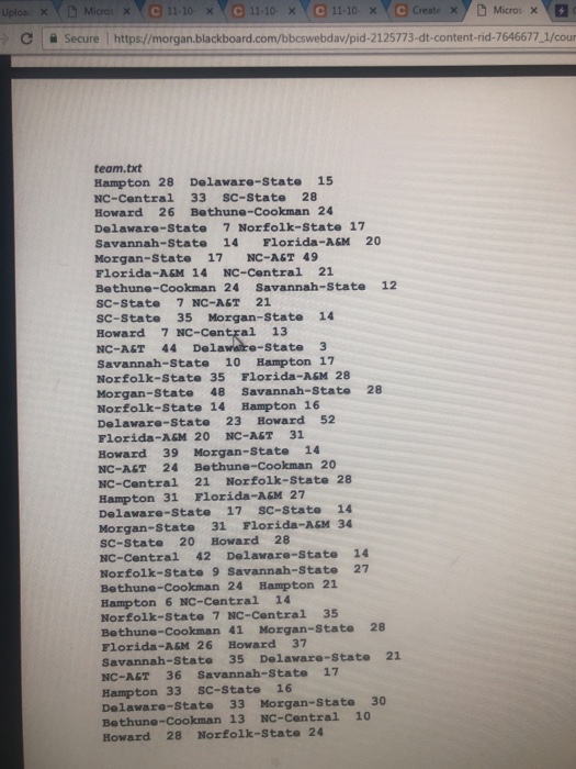 DUE Monday, November 27h @11:59pm (Submit your solution to Blackboard as .h