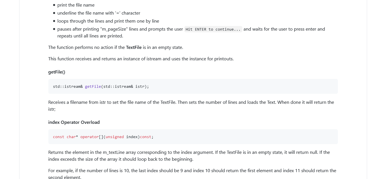 another TextFile, and the assignment will also overwrite the contents of the