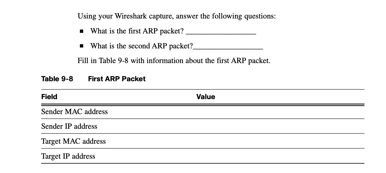 captures. Prepare Wireshark for captures. Choose Capture > Options. Select the interface
