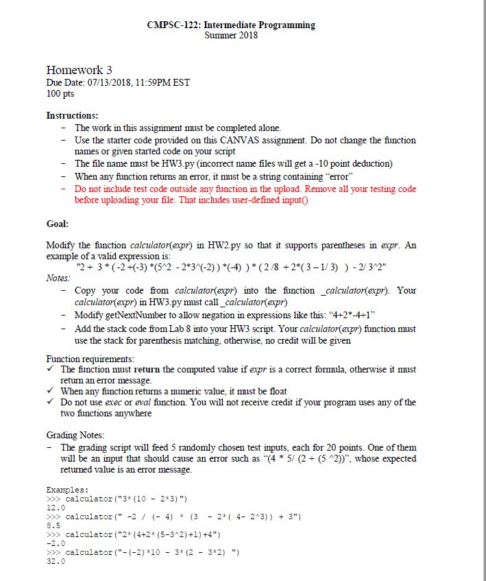 line calculator and we have to add exponents in along with a